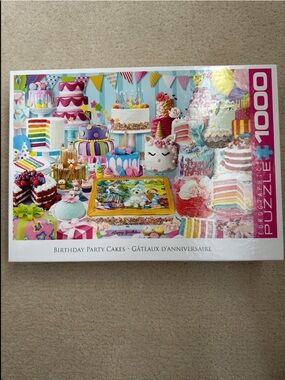 Eurographics Birthday Party Cakes -1000 Piece Puzzle